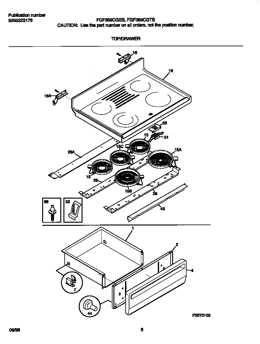 Top/drawer