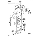 Universal/Multiflex (Frigidaire) MRT15CSEWN cabinet diagram