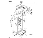 Universal/Multiflex (Frigidaire) MRT18SJHD0 cabinet diagram