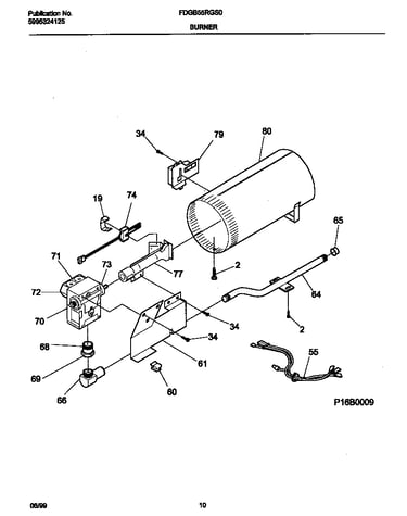 P16b0009 burner,valve