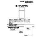 Frigidaire FRT22RRHW1 cover diagram