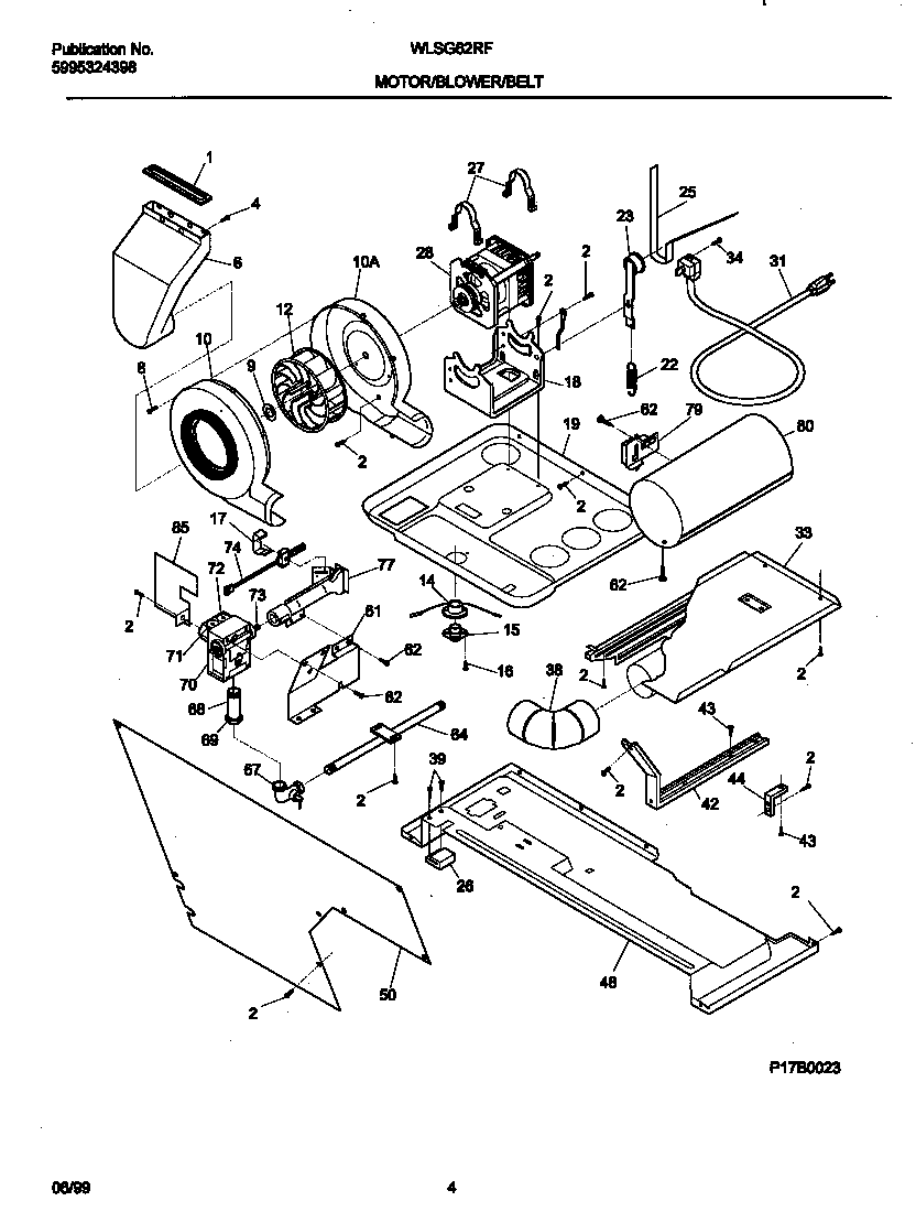 P17b0023 dry mtr,belt