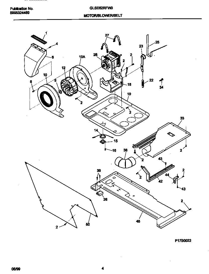 P17B0022 DRY MTR,BELT