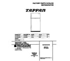 Tappan TRT16NRHD0 cover diagram