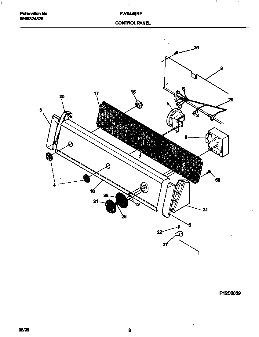 P12C0009 CONTROL PANEL