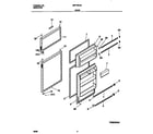 Universal/Multiflex (Frigidaire) MRT16CGED9 doors diagram