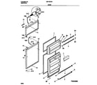 Universal/Multiflex (Frigidaire) MRT16DRGD7 doors diagram