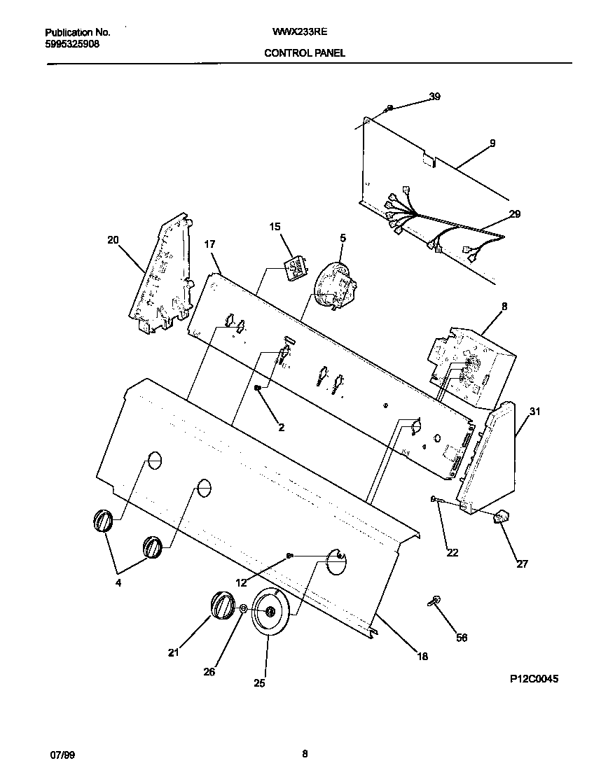 P12C0045 CONTROL PANEL