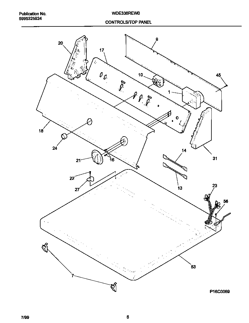 P16C0069 CONTROL PANEL