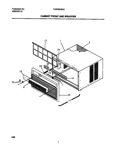 Cabinet front/wrapper