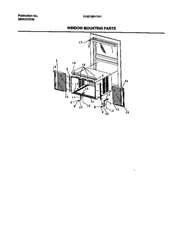 Window mounting parts