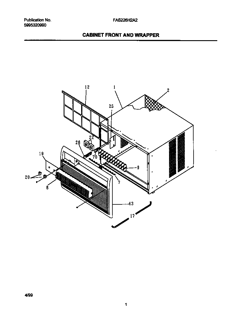 CABINET FRONT/WRAPPER