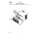 Frigidaire FAS226H2A2 cabinet front/wrapper diagram