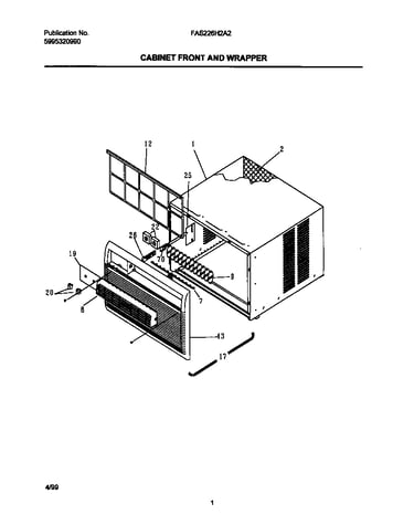 Cabinet front/wrapper