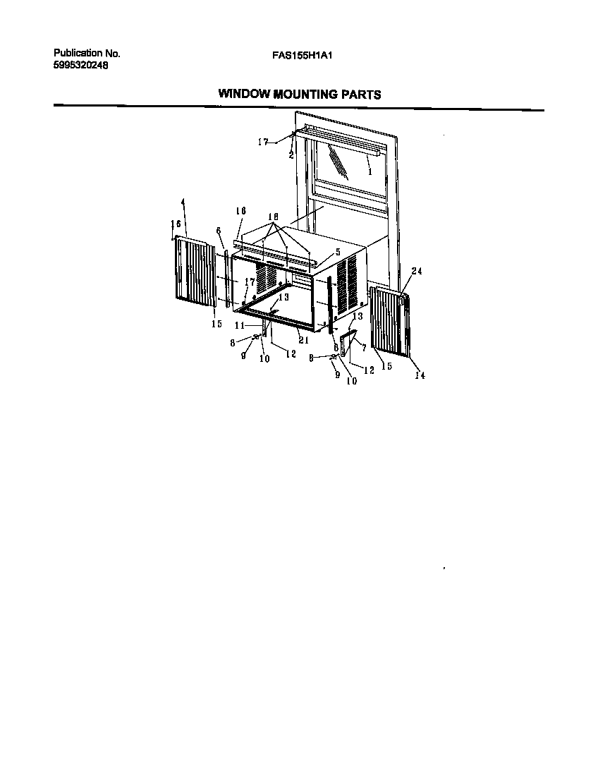 Window mounting parts