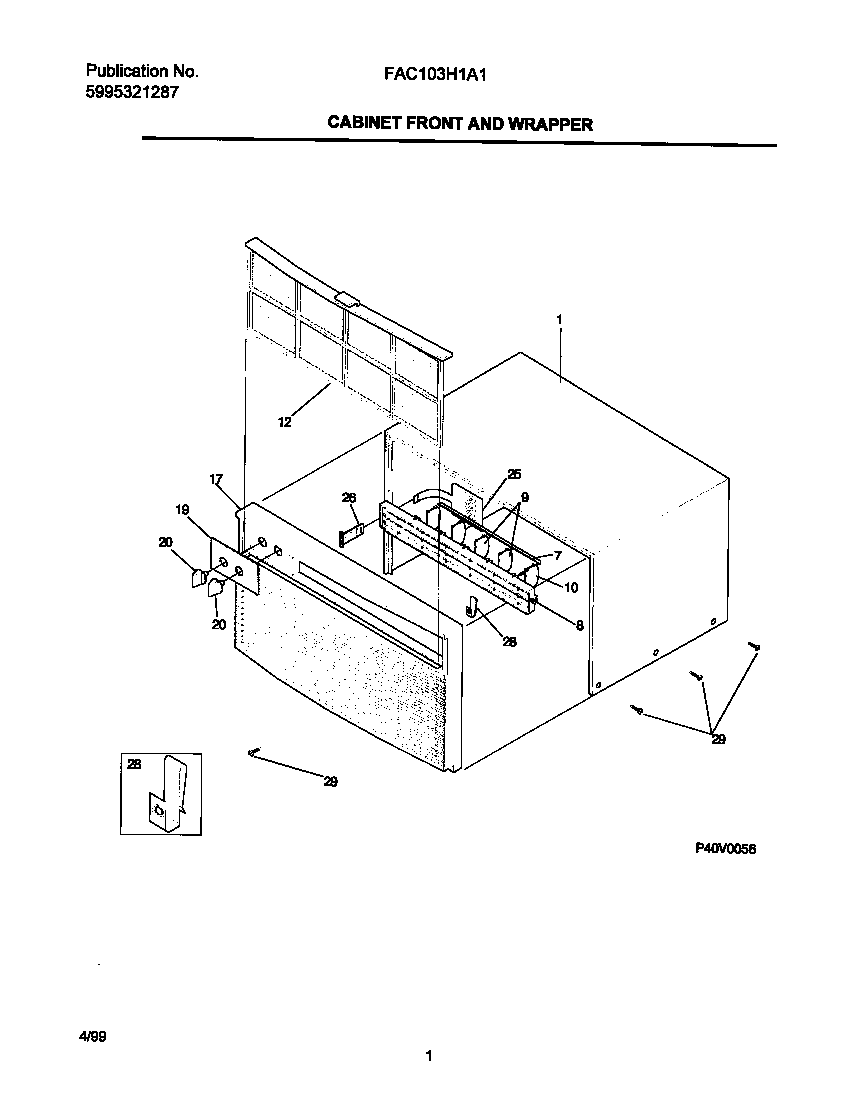 Cabinet front/wrapper