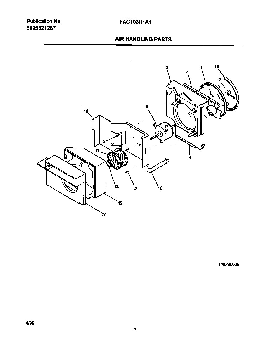 Air handling parts