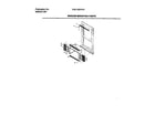 Frigidaire FAC103H1A1 window mounting parts diagram