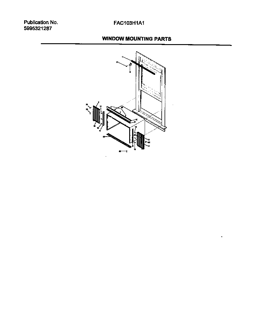 Window mounting parts