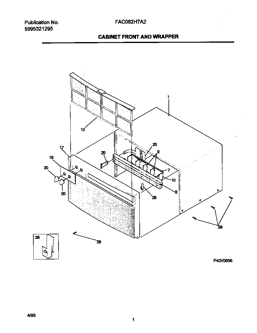 CABINET FRONT/WRAPPER