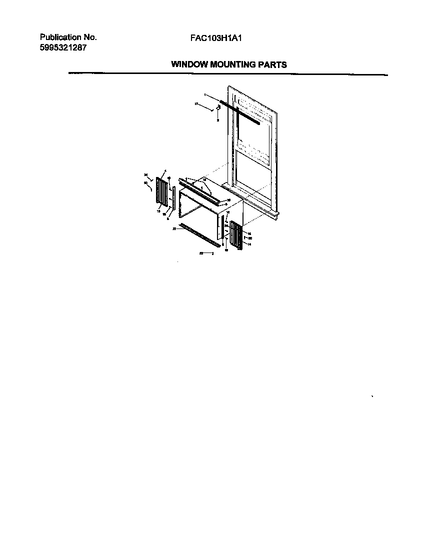 Window mounting parts