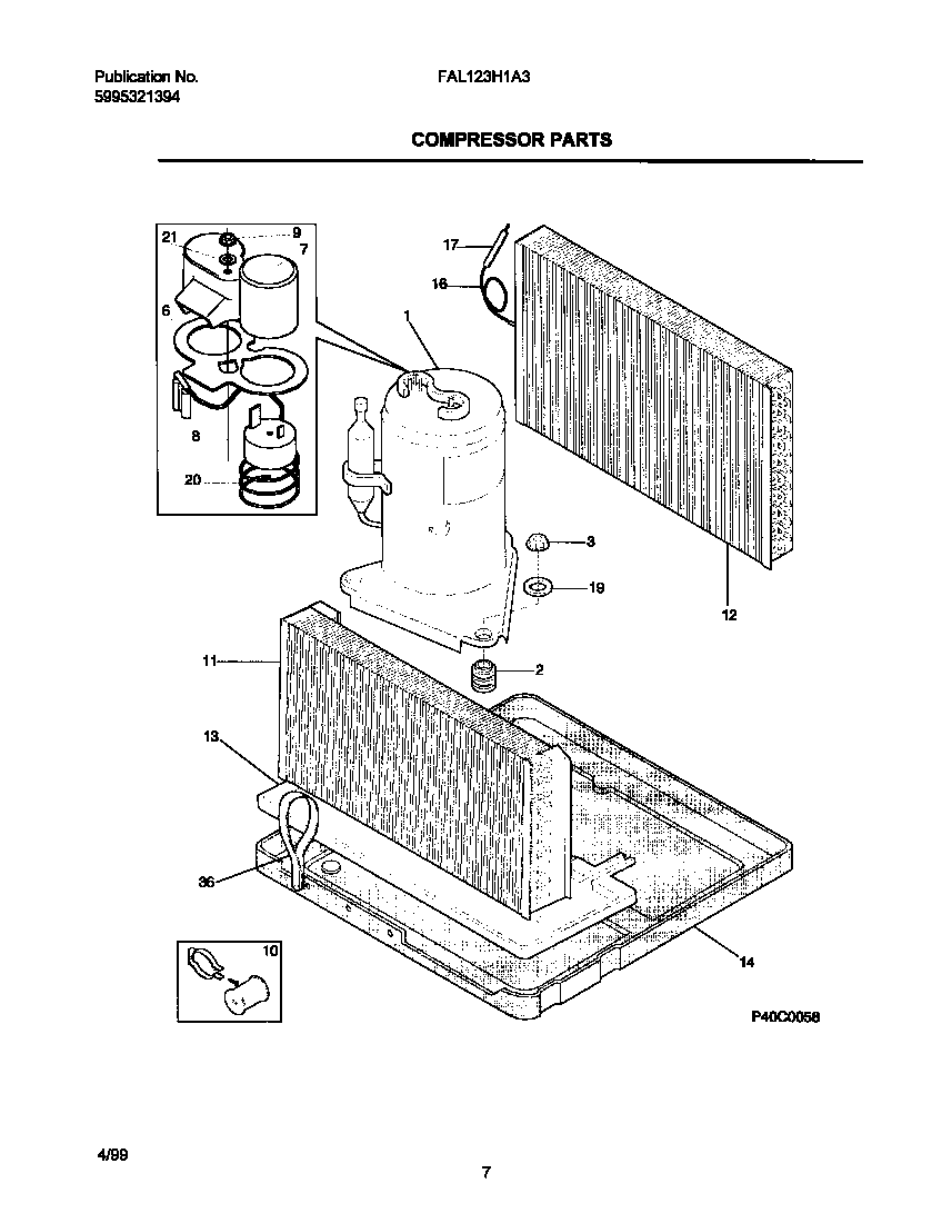 Compressor parts