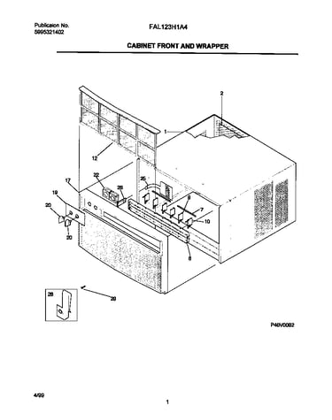 Cabinet front/wrapper