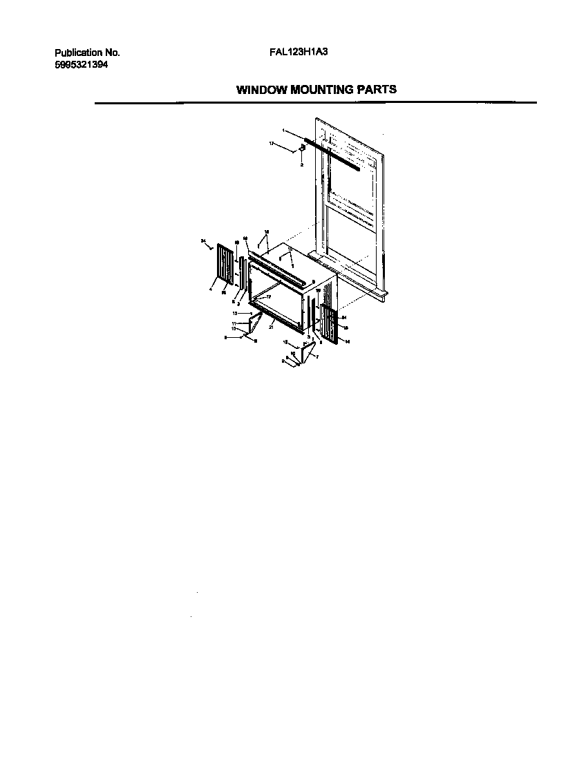 Window mounting parts