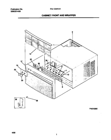 Cabinet front/wrapper