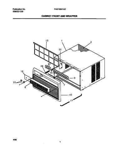 Cabinet front/wrapper