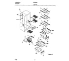 Frigidaire FRS20WRHD2 shelves diagram