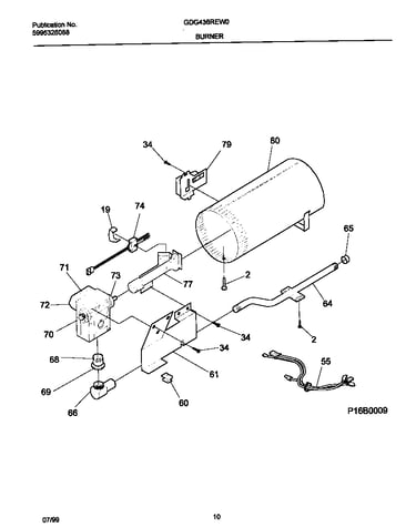 P16b0009 burner,valve