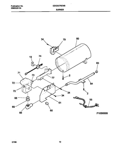 P16b0009 burner,valve
