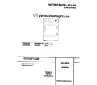 White-Westinghouse WDG546RGS0 cover diagram