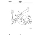 Frigidaire FDG336RES2 p16m0019 motor,blower diagram