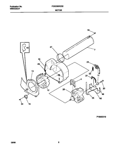 P16m0019 motor,blower