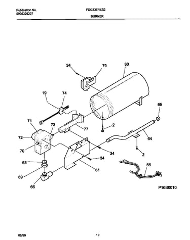 P16b0010 burner,valve