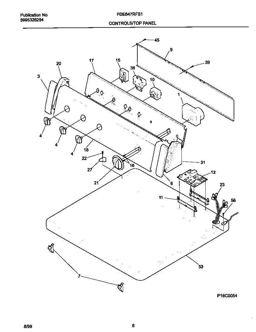 P16c0054 control panel