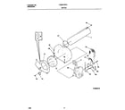 Frigidaire FDE647RFS1 p16m0019 motor,blower diagram