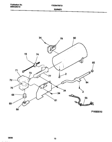 P16b0010 burner,valve