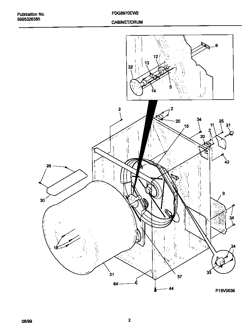 P16V0036 DRYER CAB,HEATER