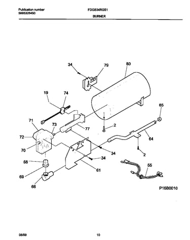 P16b0010 burner,valve