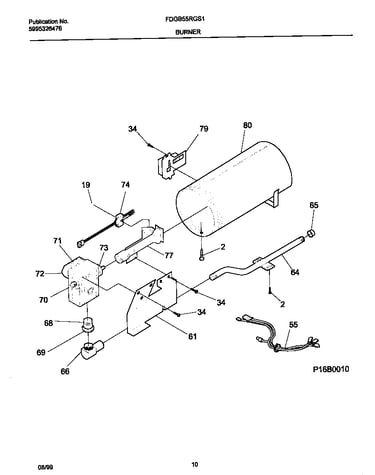 P16b0010 burner,valve