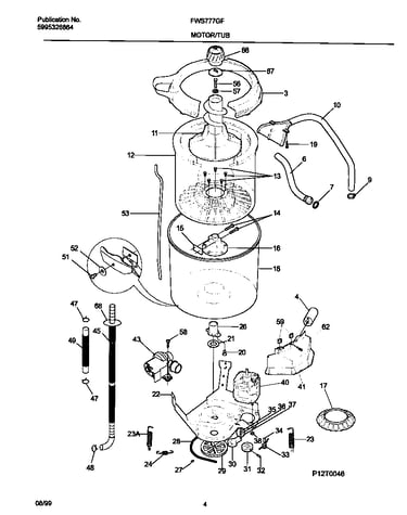 Motor/tub