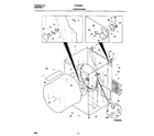 Frigidaire FDE436RET2 cabinet/drum diagram