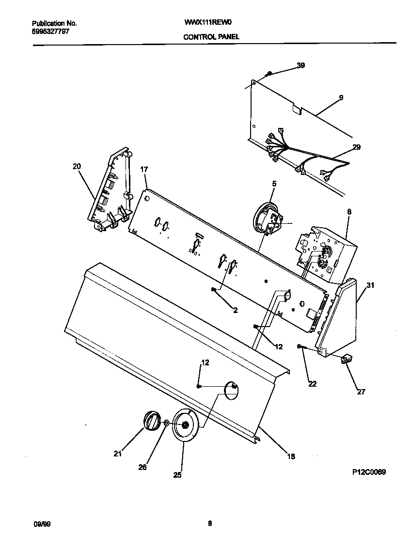 P12C0069 CONTROL PANEL