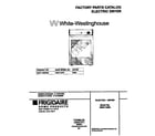 White-Westinghouse WDE116REW0 cover diagram