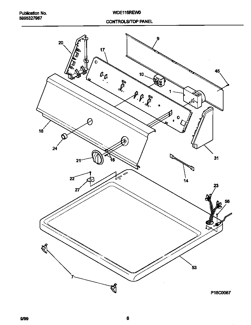 P16C0067 CONTROL PANEL