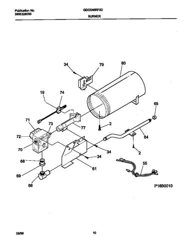 P16b0010 burner,valve