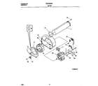 Frigidaire FDE558GGS0 p16m0019 motor,blower diagram